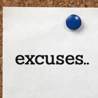 Excuses, excuses