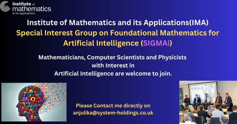 Launch of the Special Interest Group on Foundational Mathematics for Artificial Intelligence (SIGMAi)