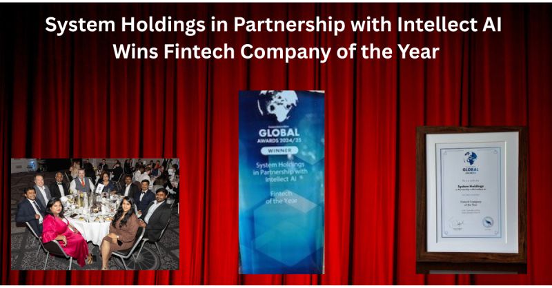System Holdings, in partnership with IntellectAI, has been named FinTech Company of the Year by Corporate LiveWire